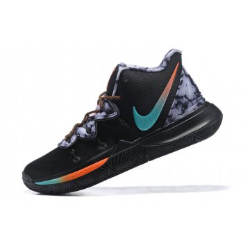 Nike Kyrie 5 Black Blue-Orange-Grey Shoes